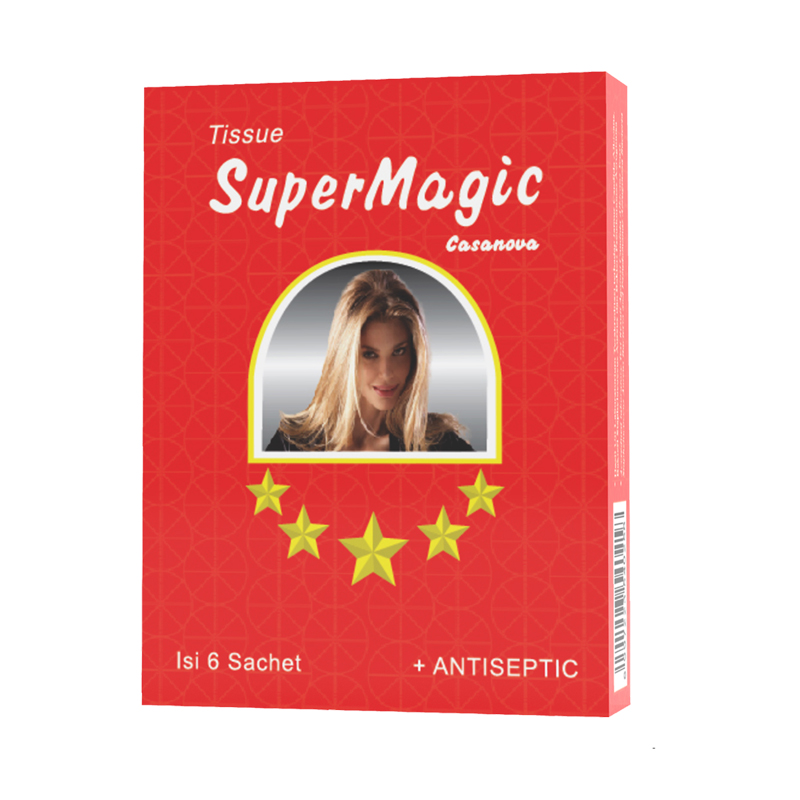 Tissue Super Magic Casanova 6 Sachet | Gogobli