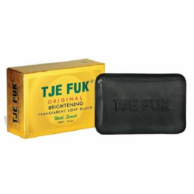 tje brightening transparent soap black with scrub 100g tje brightening transparent soap black with scrub 100g