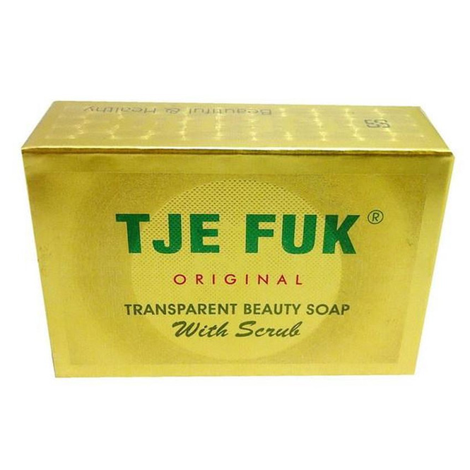 Tje Fuk Transparent Beautiful Soap With Scrub 100gr