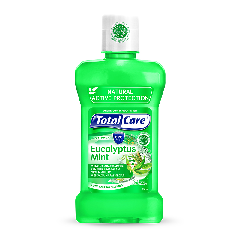 Total Care Mouthwash Eucalyptus Mint 250ml | Gogobli