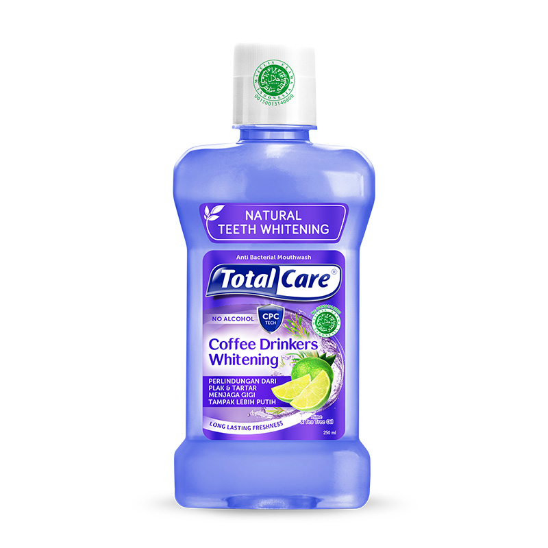 Total Care Mouthwash Coffee Drinkers Whitening 250ml | Gogobli