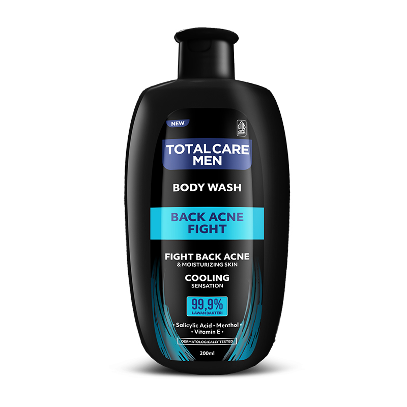 Total Care Men Body Wash Back Acne Fight 200ml | Gogobli
