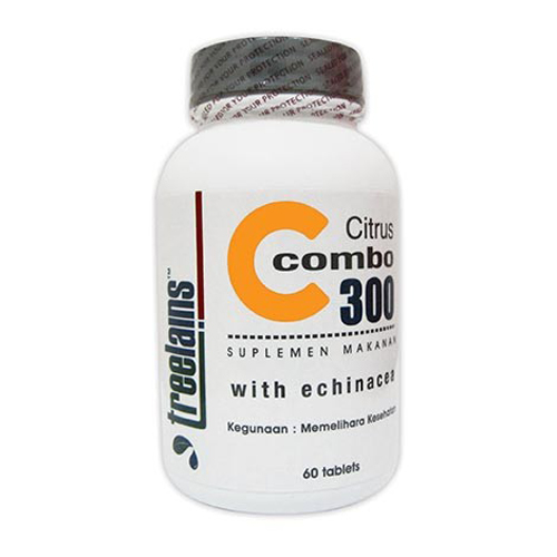Treelains C 300 mg Combo with B Complex and Echinacea 60tbl