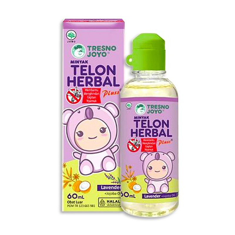 Tresno Joyo Minyak Telon Herbal Plus Lavender 60ml | Gogobli