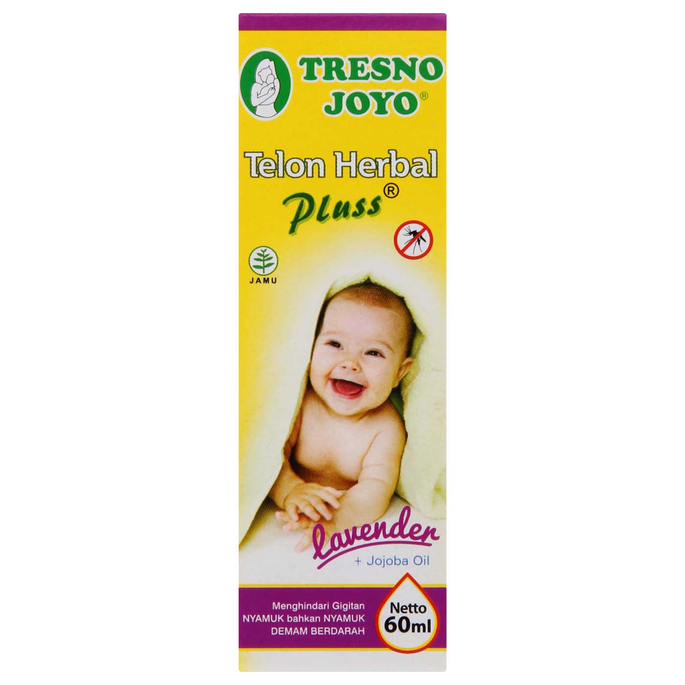 Tresno Joyo Minyak Telon Herbal Plus Lavender 60ml | Gogobli