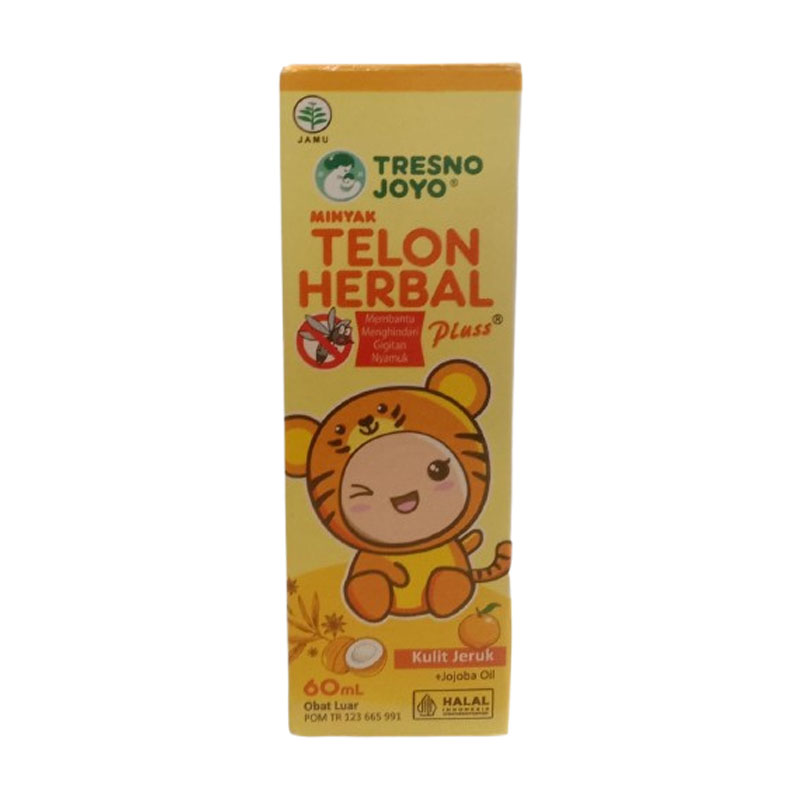 Tresno Joyo Minyak Telon Herbal Plus Kulit Jeruk 60ml | Gogobli