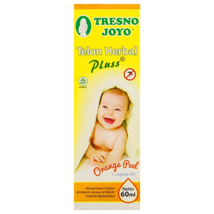 Tresno Joyo Minyak Telon Herbal Plus Orange Peel 60ml | Gogobli