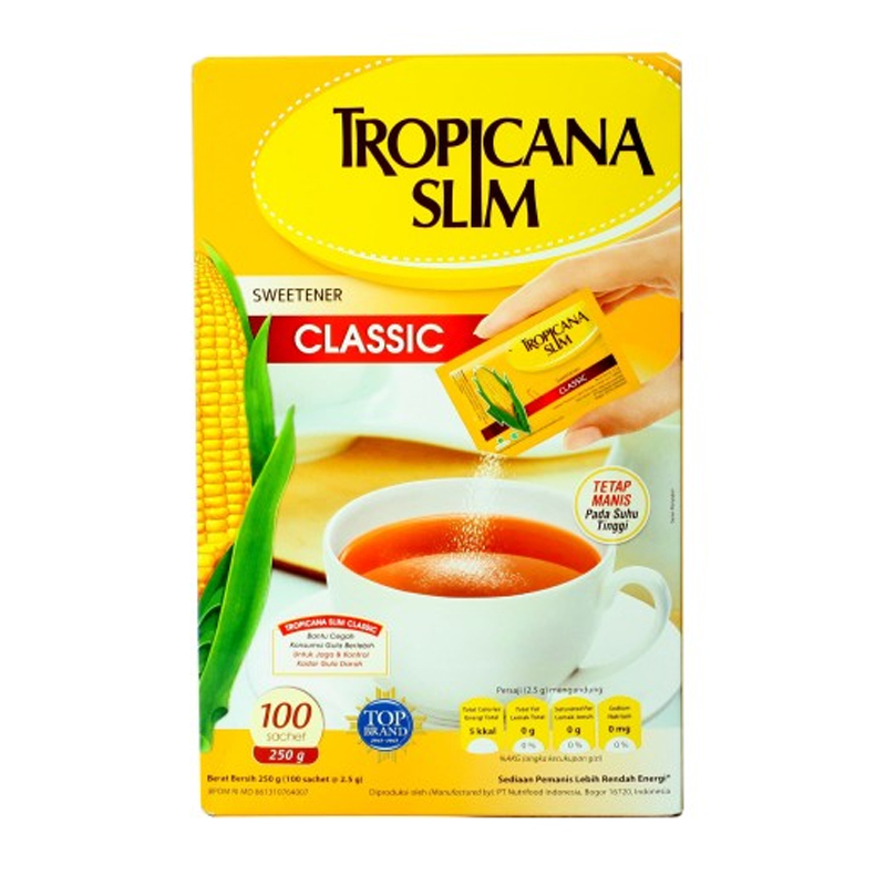 Tropicana Slim Sweetener Classic Refill 250gr | Gogobli