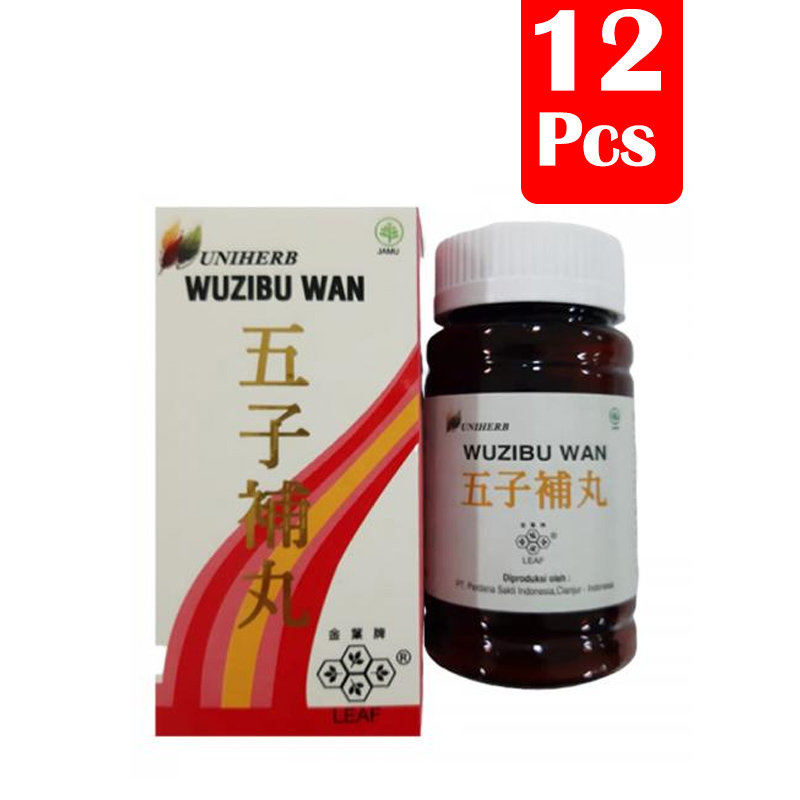 Uniherb Wuzibu Wan (150pil @180mg) (PAKET ISI 12 Pcs) | Gogobli