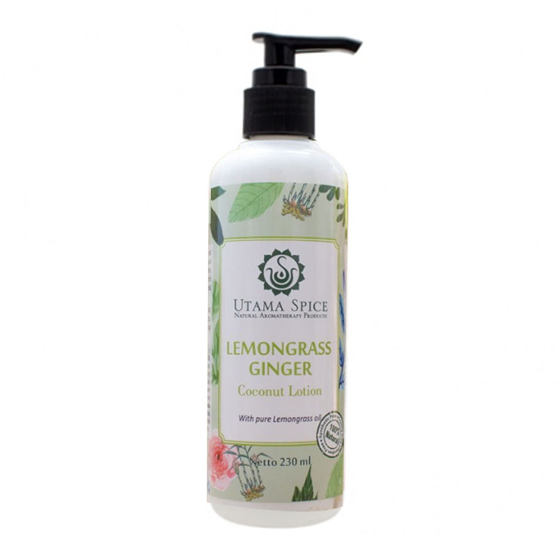 Utama Spice Coconut Lotion Lemongrass Ginger 230ml | Gogobli