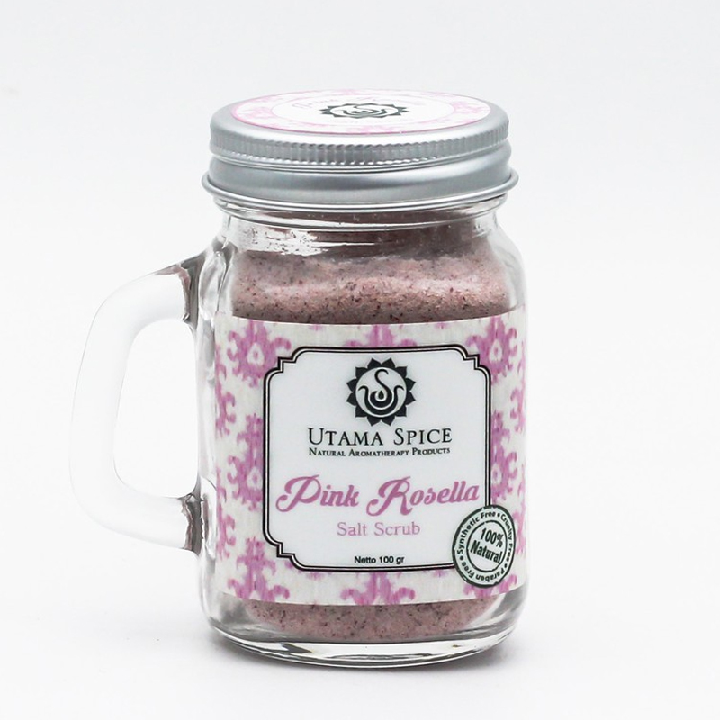 Utama Spice Salt Scrub Pink Rosella 100gr | Gogobli