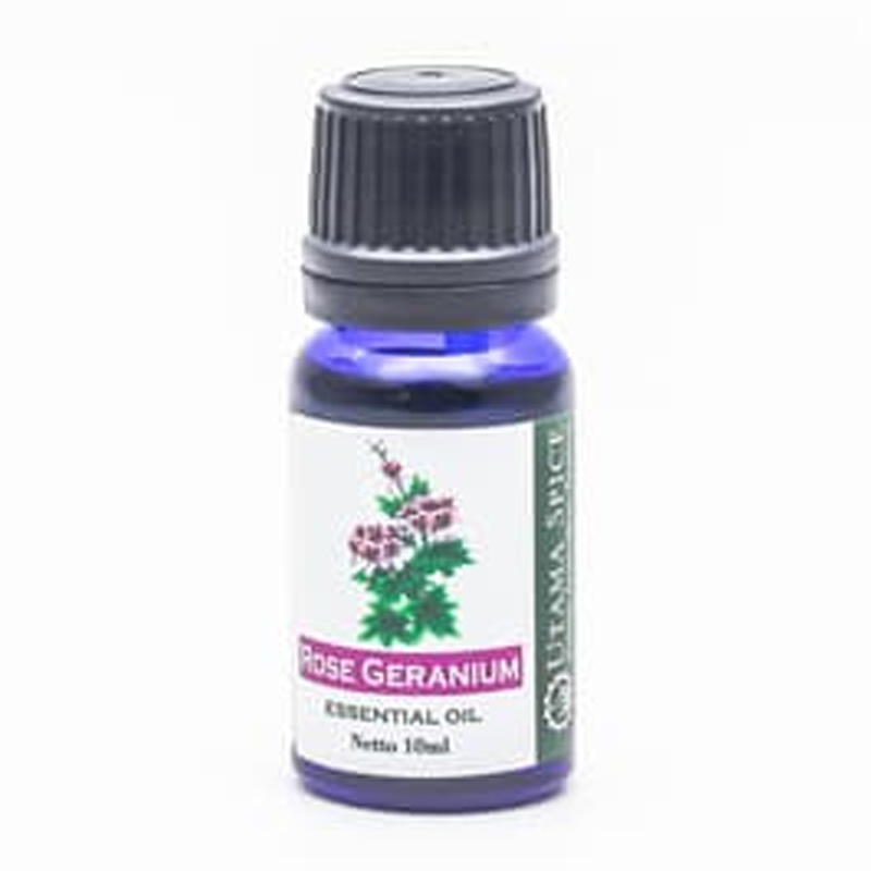 Utama Spice Essential Oil Rose Geranium 10ml | Gogobli