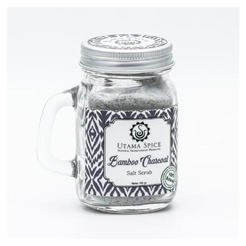 Utama Spice Salt Scrub Bamboo Charcoal 100gr | Gogobli