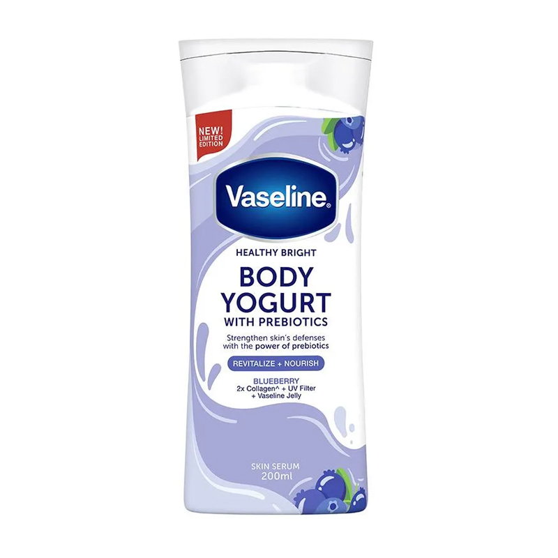 Vaseline Body Yogurt Skin Serum Blueberry 200ml | Gogobli