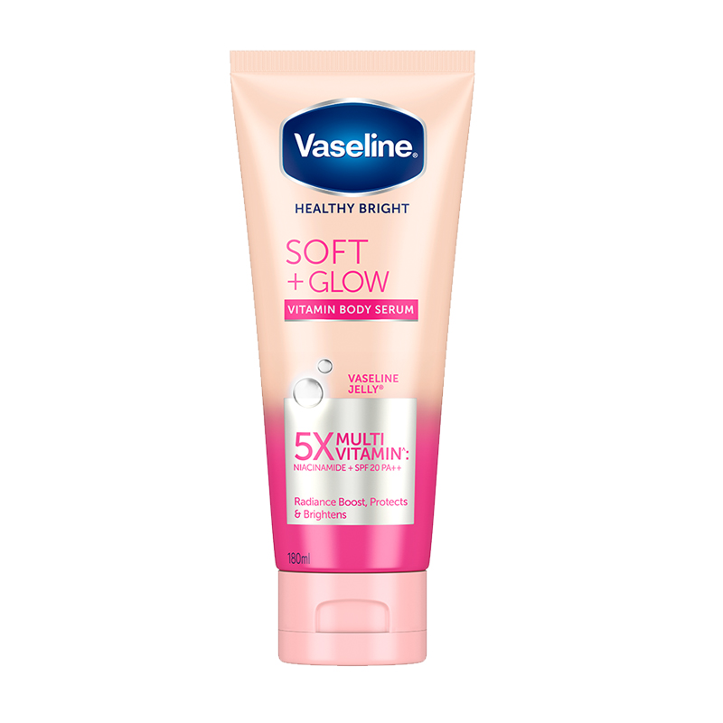Vaseline Healthy Bright Vitamin Body Serum Soft Glow 180ml | Gogobli