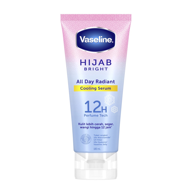 Vaseline Hijab Bright All Day Radiant Cooling Serum 180ml | Gogobli