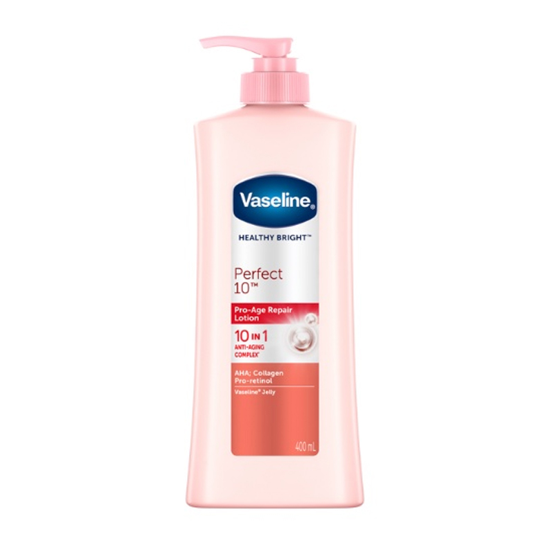 Vaseline Lotion Healthy Bright Perfect 10 400ml | Gogobli