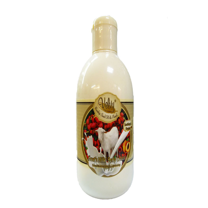 Velvy Goats Milk Body Lotion Extra Moist Rose Hip And Lightening 95ml | Gogobli