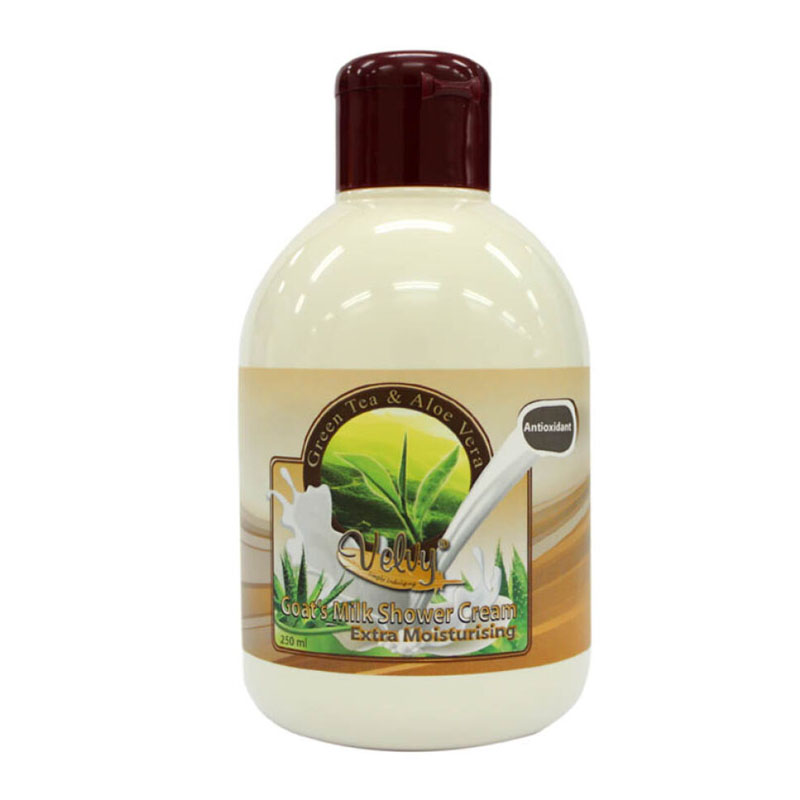 Velvy Goats Milk Body Lotion Extra Moist Green Tea And Aloe Vera 95ml | Gogobli