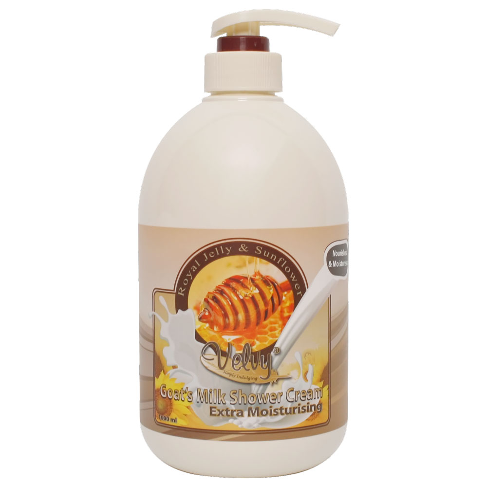 Velvy Goats Milk S/C Extra Moist Royal Jelly And Sunflower 1000ml | Gogobli