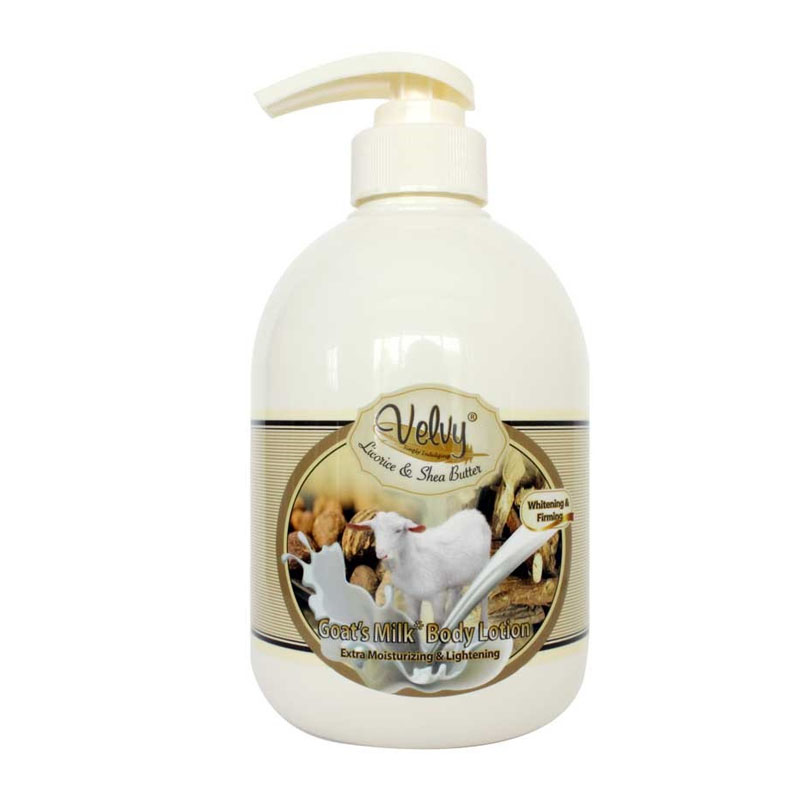 Velvy Goats Milk Body Lotion Extra Moist Licorice And Shea Butter 300ml | Gogobli