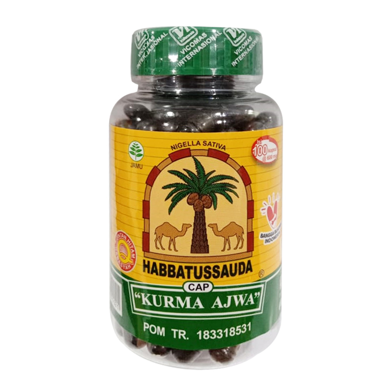 Vicomas Habbatussauda Cap Kurma Ajwa B.100