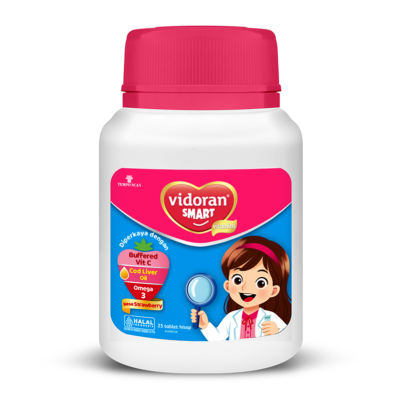 Vidoran Smart Vitamins Strawberry 25 Tablet | Gogobli