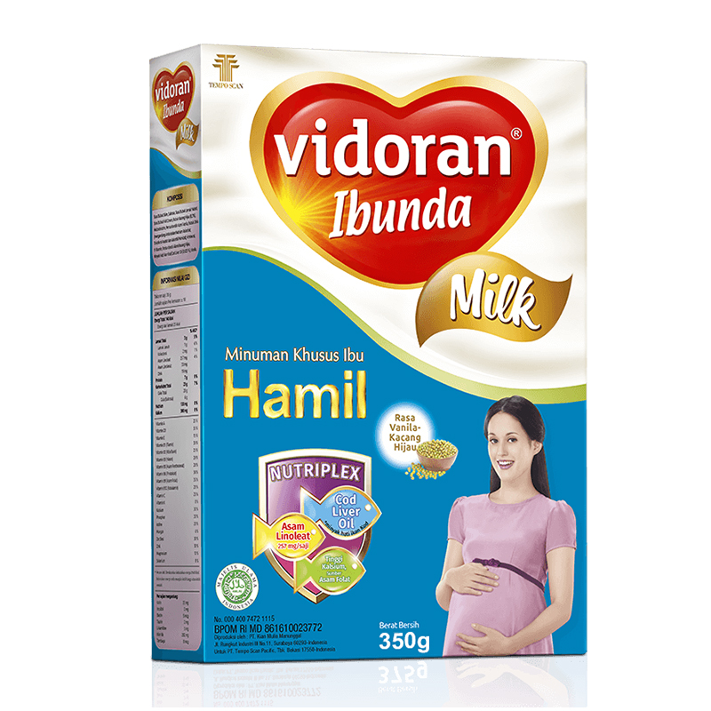 Vidoran Ibunda Nutriplex Rasa Vanilla Kacang Hijau 350gr | Gogobli