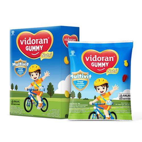 Vidoran Gummy Multivitamin 54gr (3 Sachet @ 18gr) (ED: Okt 26) | Gogobli