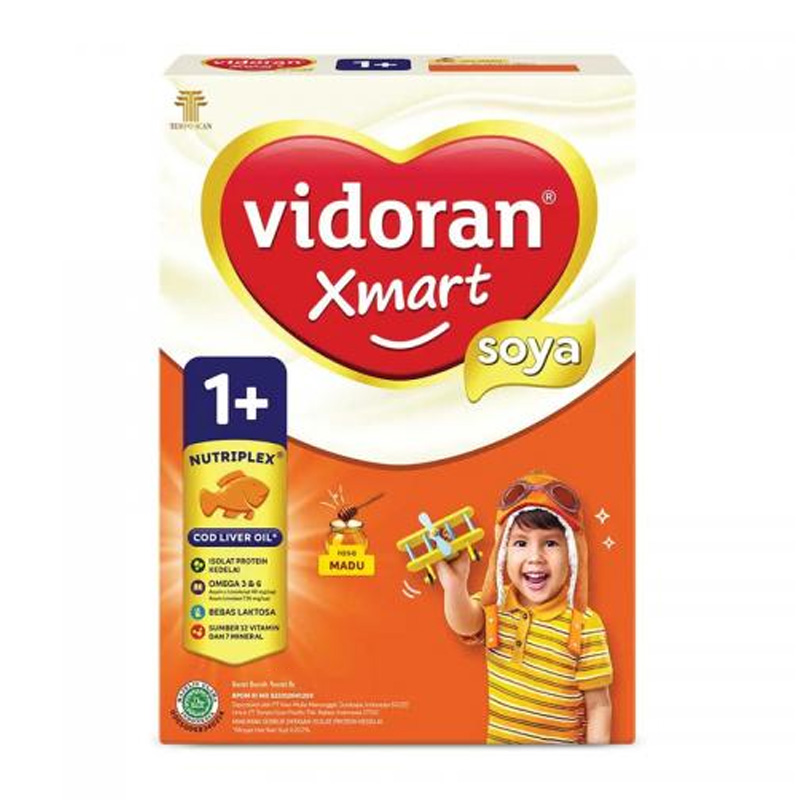 Vidoran Xmart Soya 1plus Nutriplex Madu 725gr | Gogobli