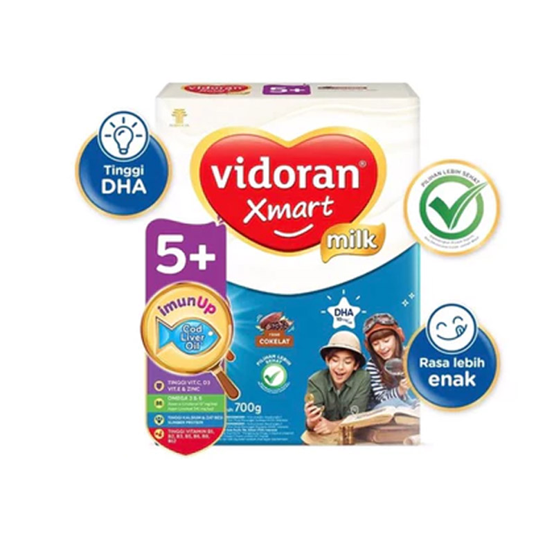 Vidoran Xmart 5plus Nutriplex Cokelat 700gr | Gogobli