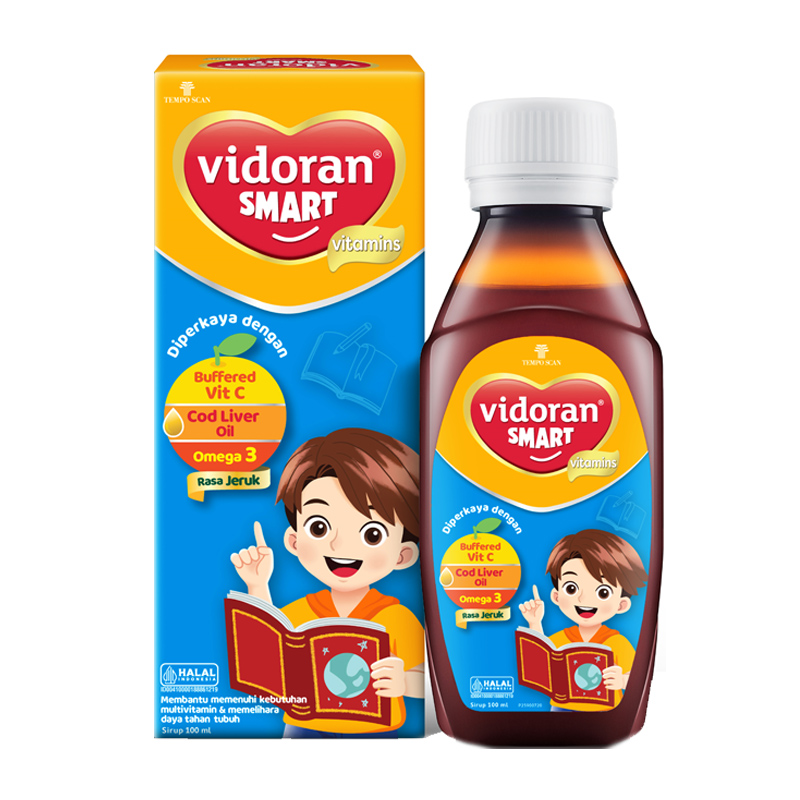 Vidoran Smart Vitamins Syrup Orange 100ml | Gogobli