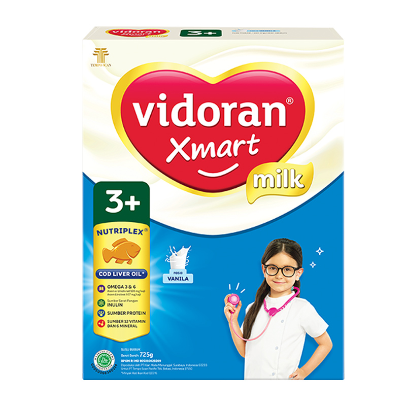 Vidoran Xmart 3plus Nutriplex Vanilla 725gr | Gogobli