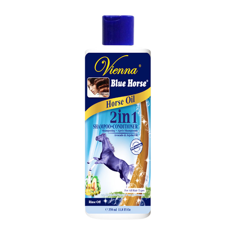 Vienna Shampoo Plus Conditioner Blue Horse (2in1) 350ml | Gogobli