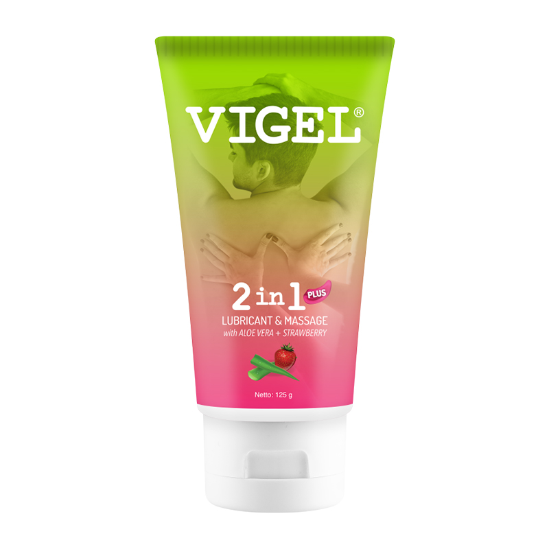 Vigel 2in1 Plus Lubricant & Massage 125gr | Gogobli