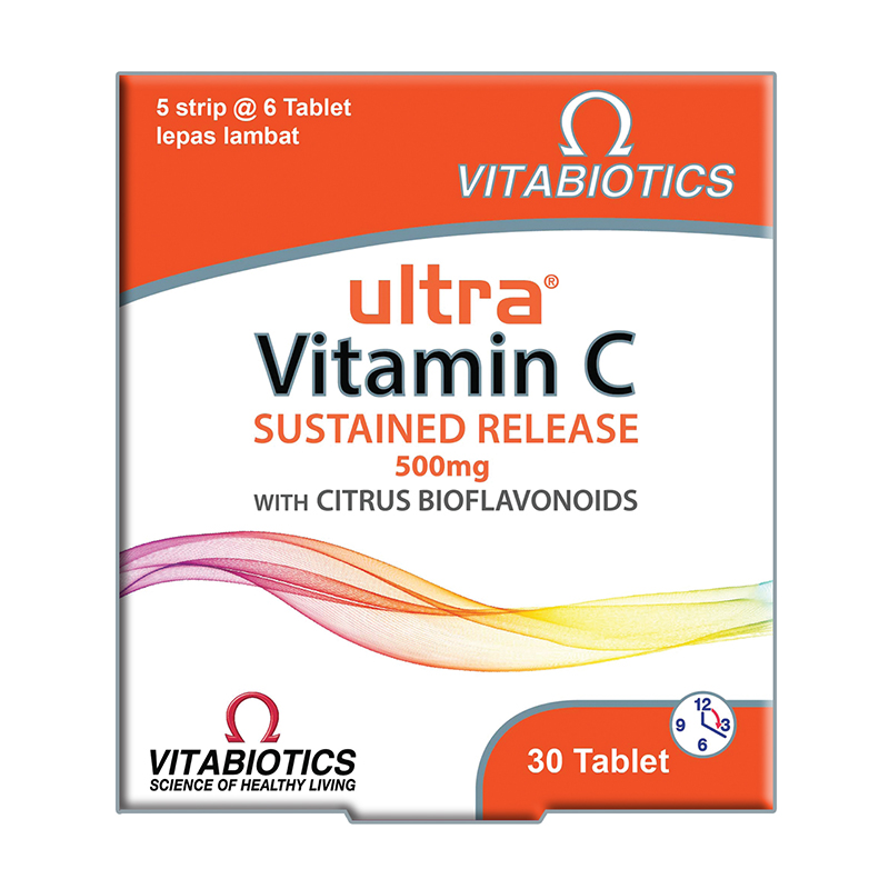 Vitabiotics Ultra Vitamin C (5 Strips @6 Tablet) (ED: Jul 23) | Gogobli