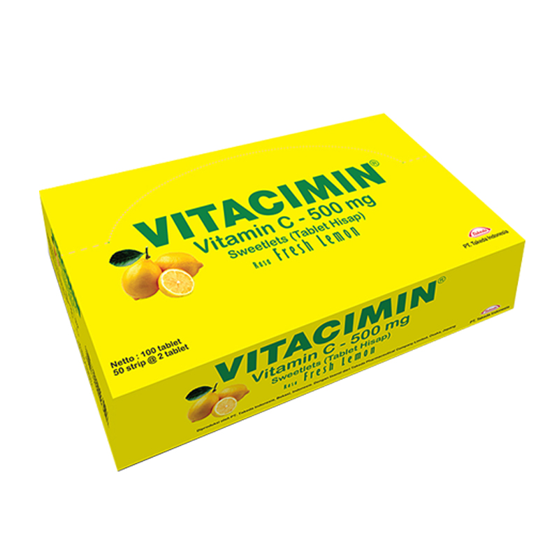 Vitacimin Sweetlets Fresh Lemon 100 Tablet | Gogobli