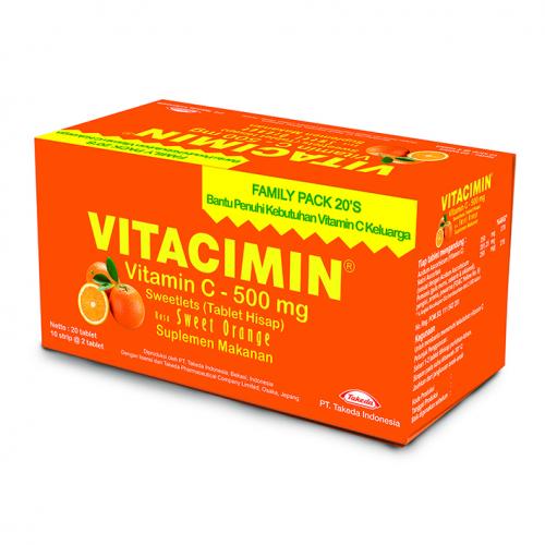 Vitacimin Sweetlets Sweet Orange 20 Tablet (ED: Sep 27) | Gogobli