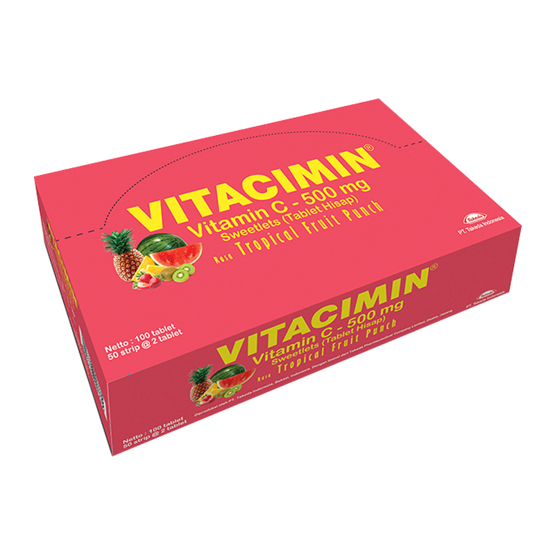 Vitacimin Sweetlets Tropical Fruit Punch 100 Tablet | Gogobli