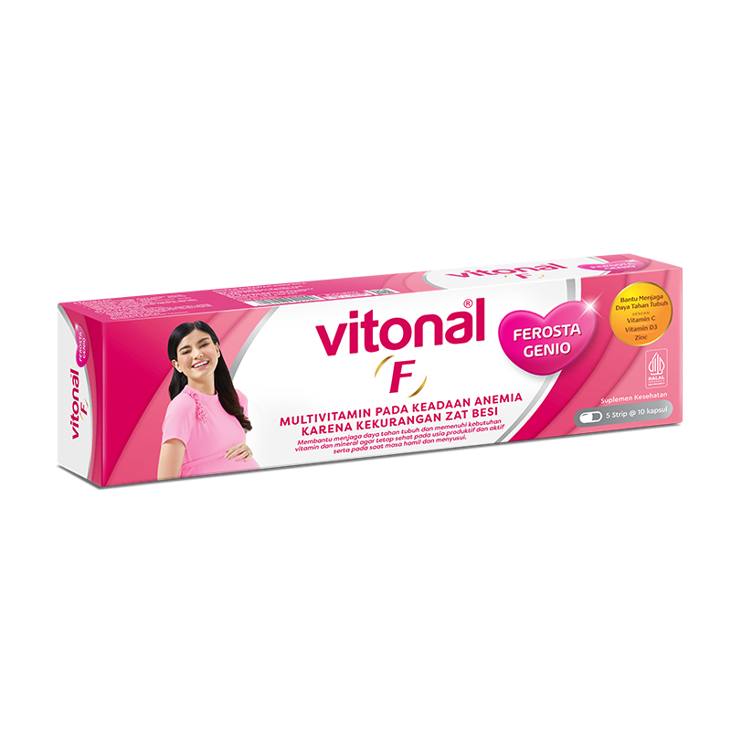 Vitonal F (5 Strip @10 Kapsul) | Gogobli
