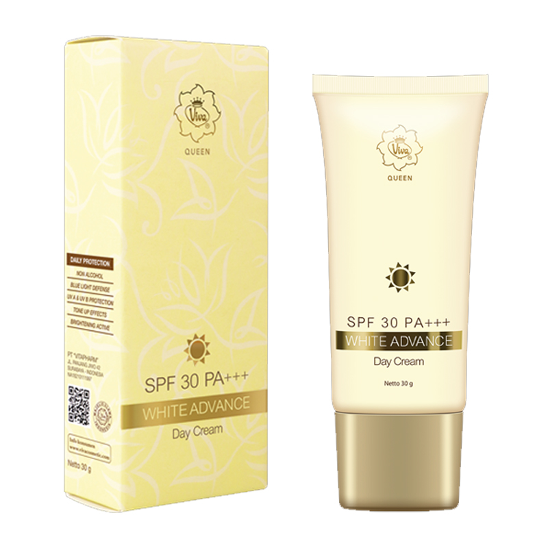 Viva Queen White Advance Day Cream SPF 30 PA+++ 30gr | Gogobli