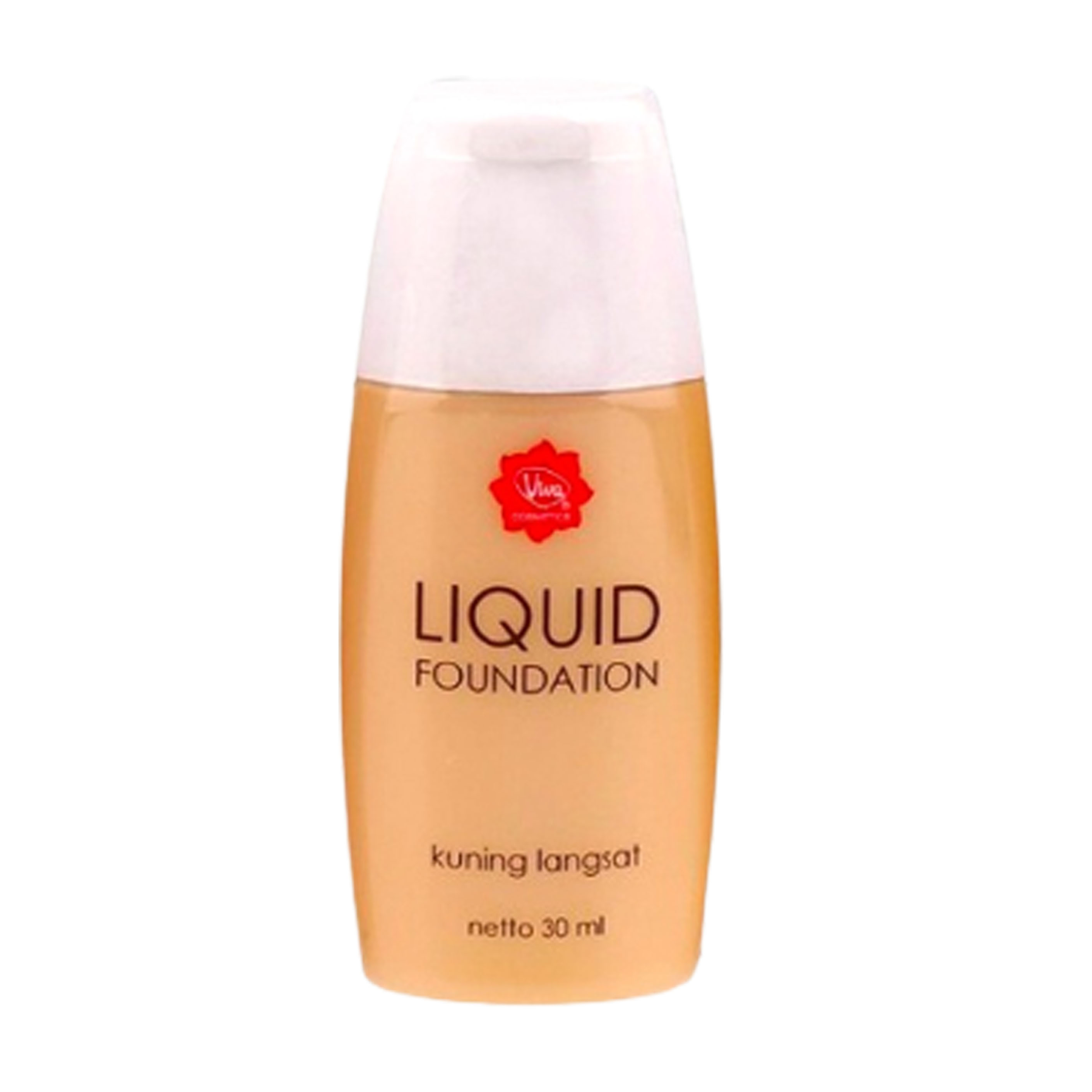 Viva Cosmetics Liquid Foundation Kuning Langsat 30ml | Gogobli