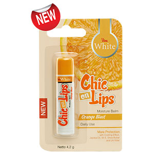 Viva Cosmetics Moisture Balm Chic on Lips - Orange Blast | gogobli