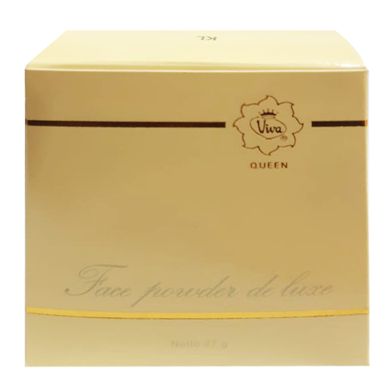 Viva Cosmetics Queen Face Powder De Luxe Kuning Langsat 27gr | Gogobli