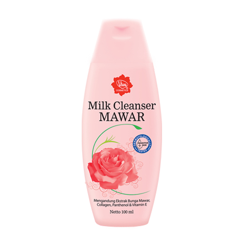 Viva Milk Cleanser Mawar 100ml | Gogobli