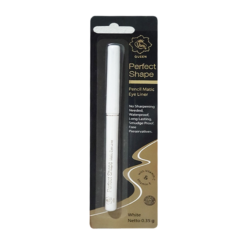 Viva Cosmetics Perfect Shape Pencil Matic Eye Liner Putih | gogobli