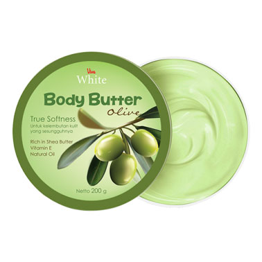 Viva Cosmetics White Body Butter Olive 200gr | Gogobli