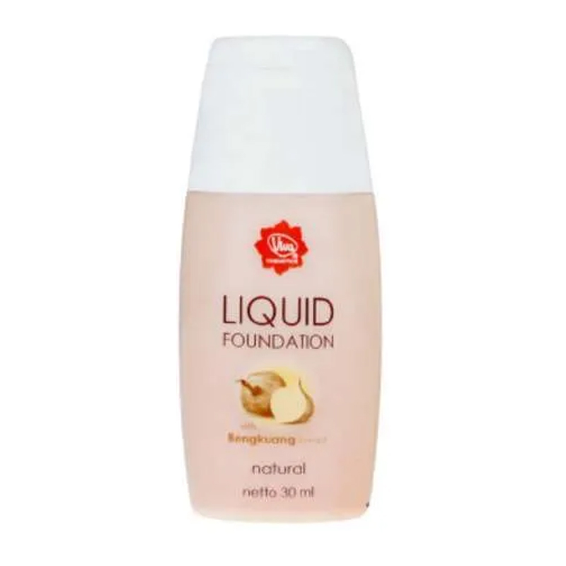 Viva Cosmetics Liquid Bengkoang Foundation Natural 30ml | Gogobli