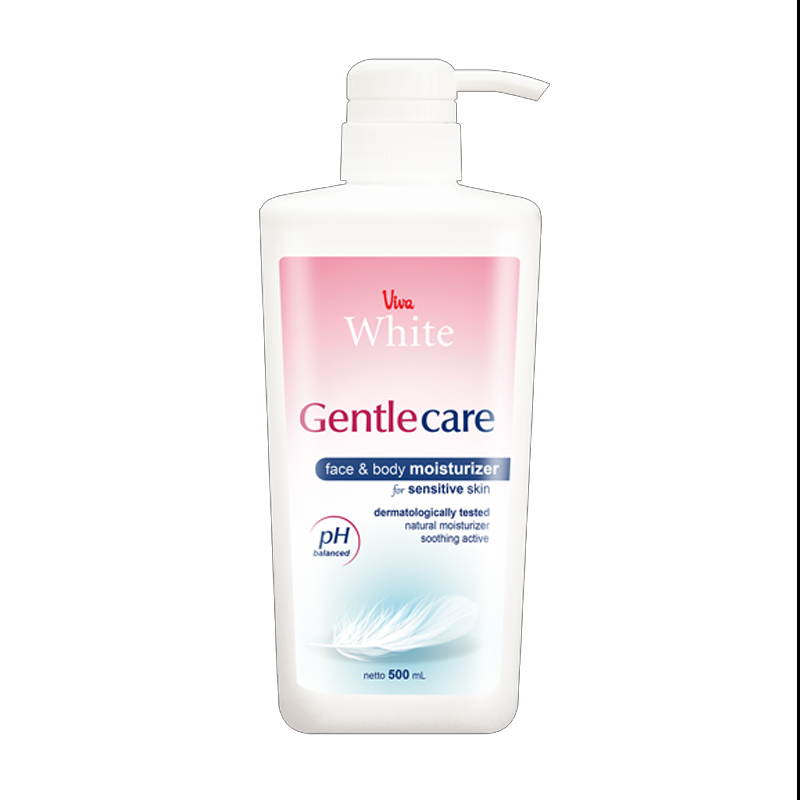 Viva White Gentle Care Face & Body Moisturizer 500ml | Gogobli