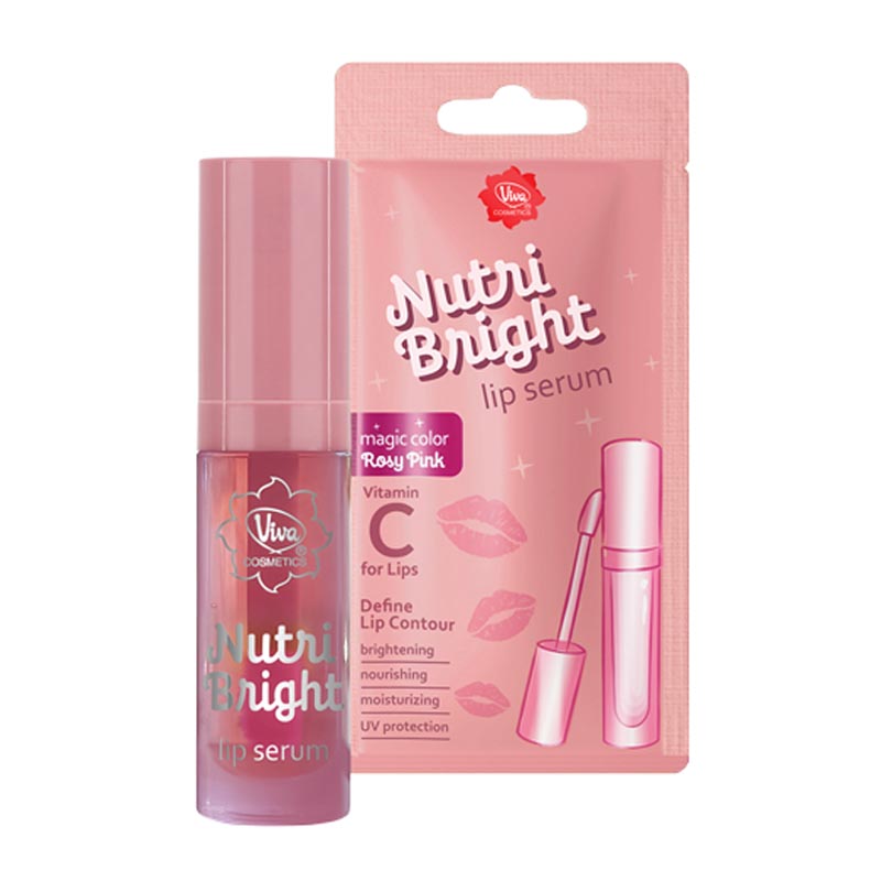 Viva Cosmetics Nutri Bright Lip Serum Rosy Pink 2.5gr | Gogobli